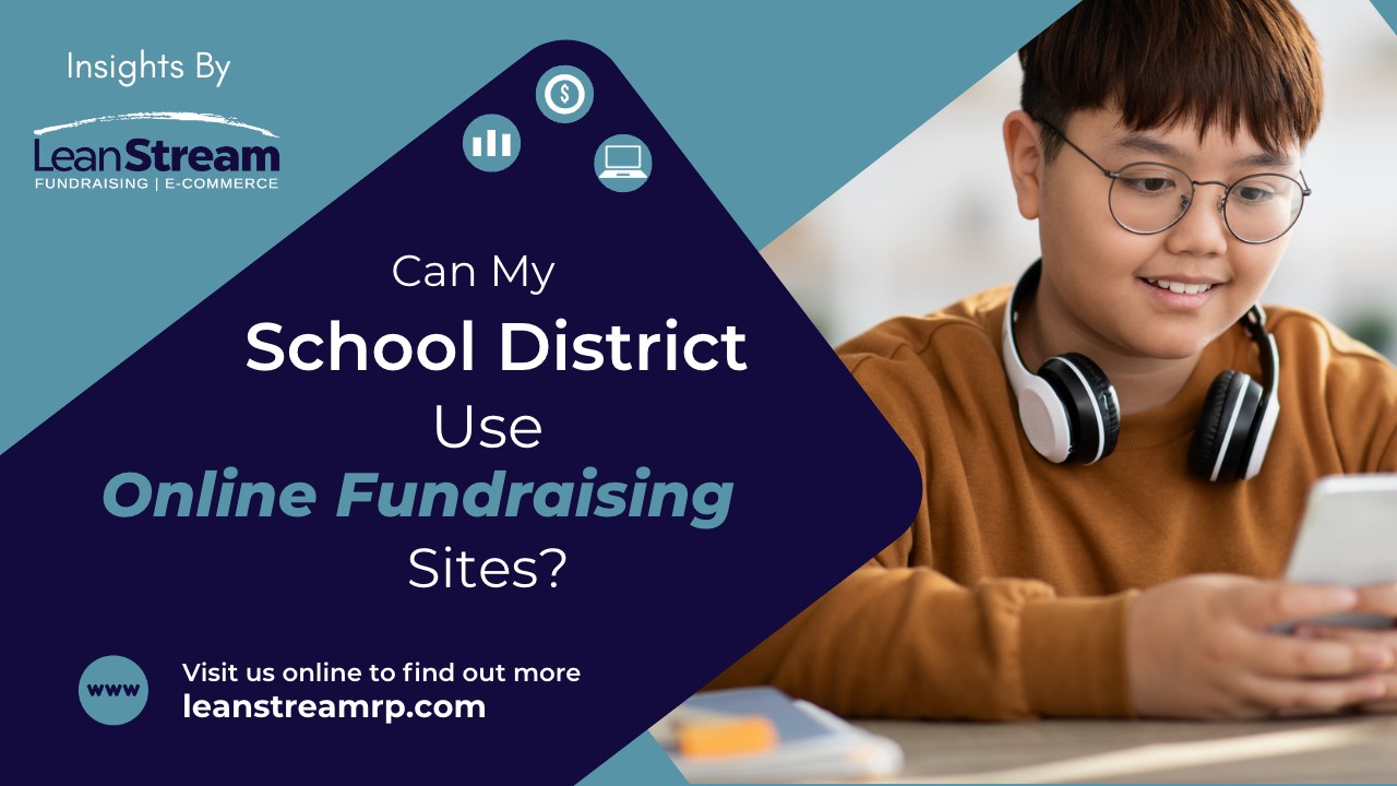 Can my school district use online fundraising sites?