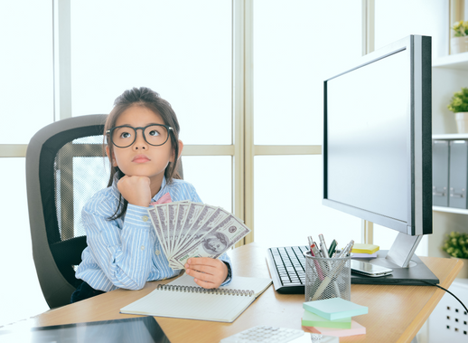 Kid Raising Money